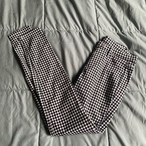 Black and White Checkered Pants